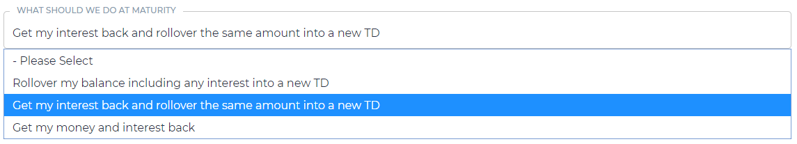 IB Updating Maturity Instructions Step 4
